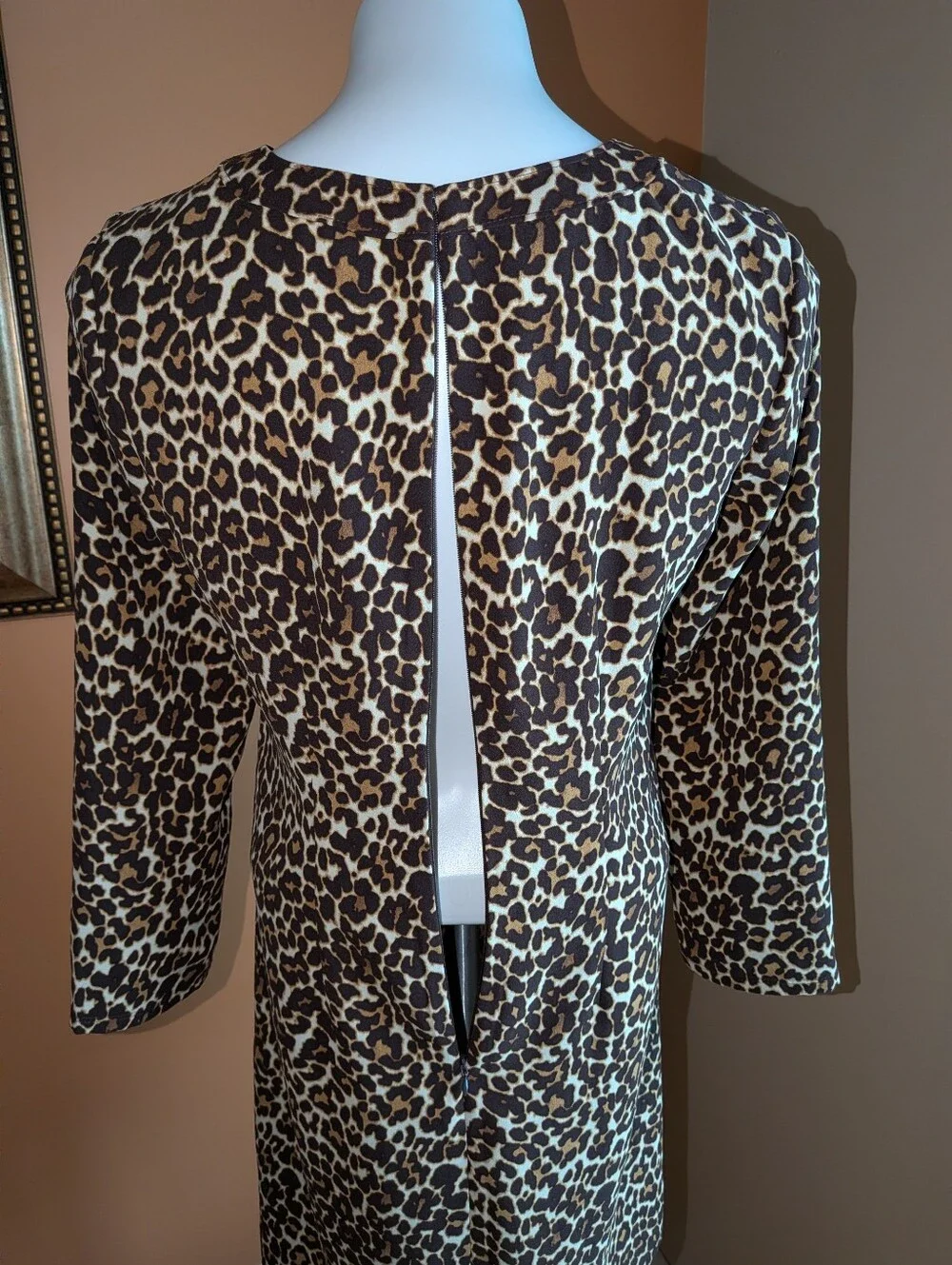 J.Crew Leopard Print Shift Dress - Brown Size O